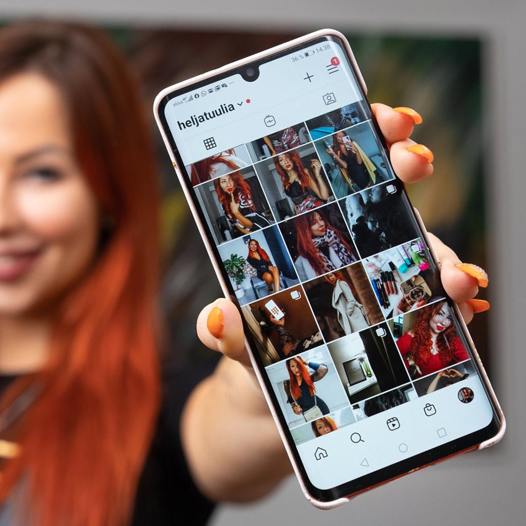 Instagram-vaikuttaja Heljä-Tuulia Pippola